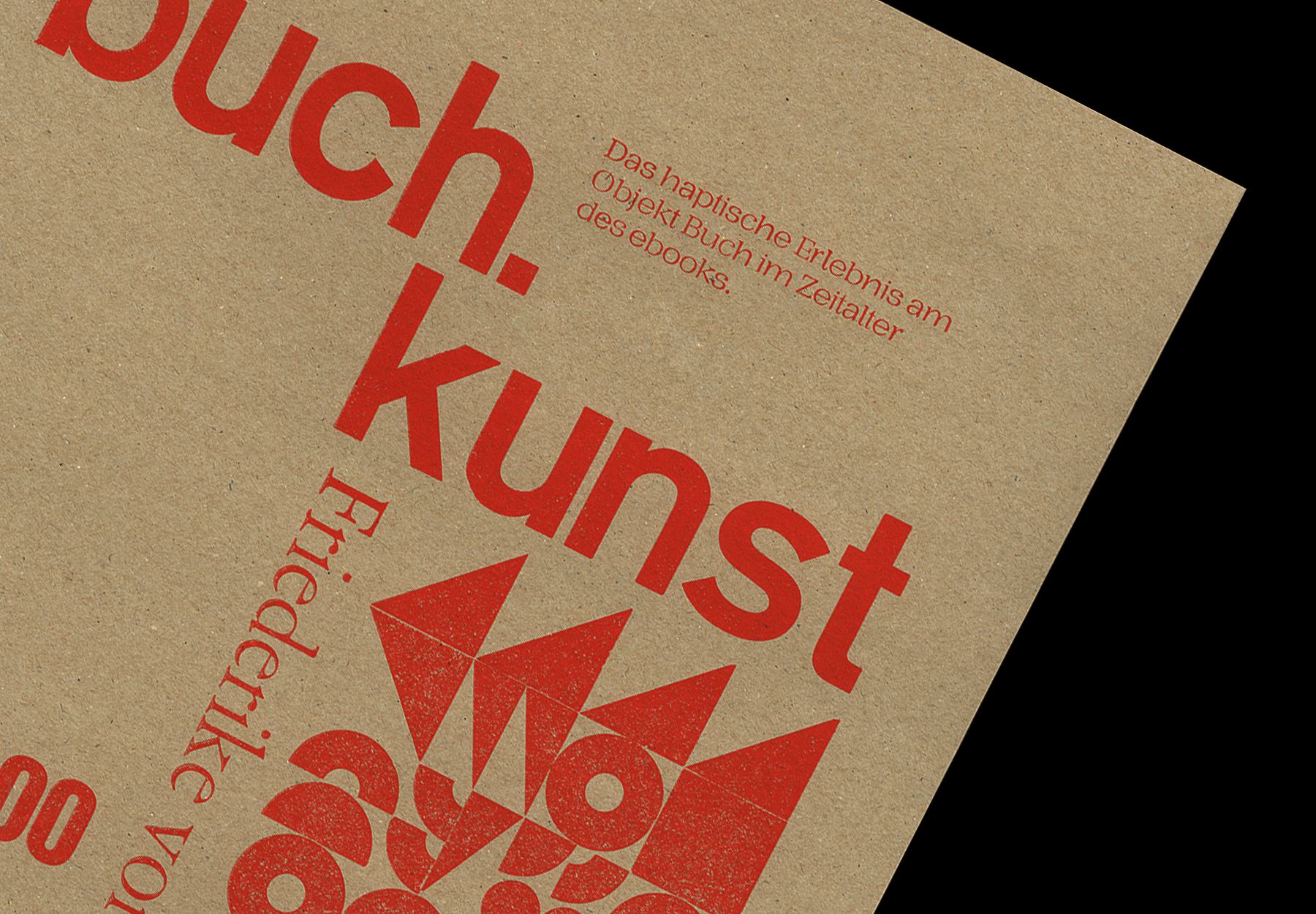 Buch.kunst lecture poster - Fonts In Use