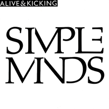 Simple Minds — “Alive &amp; Kicking” single sleeve