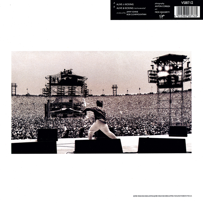 Back cover, photograph by Anton Corbijn