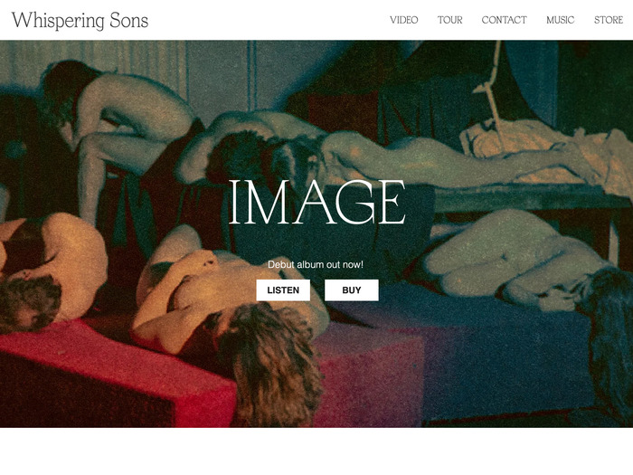 Whispering Sons – Image album art and collateral 1