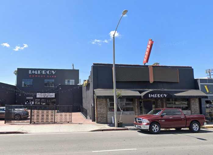 The Improv on 8162 Melrose Avenue, Hollywood in 2019.