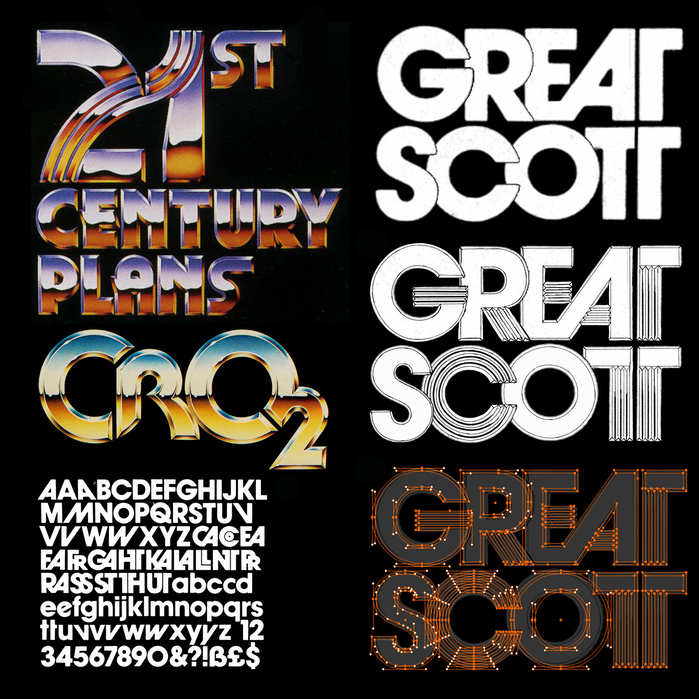 Great Scott logo and website - Fonts In Use