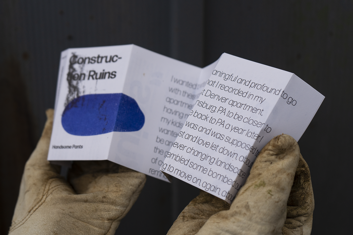 Handsome Pants – Construction Ruins album art and liner notes 6