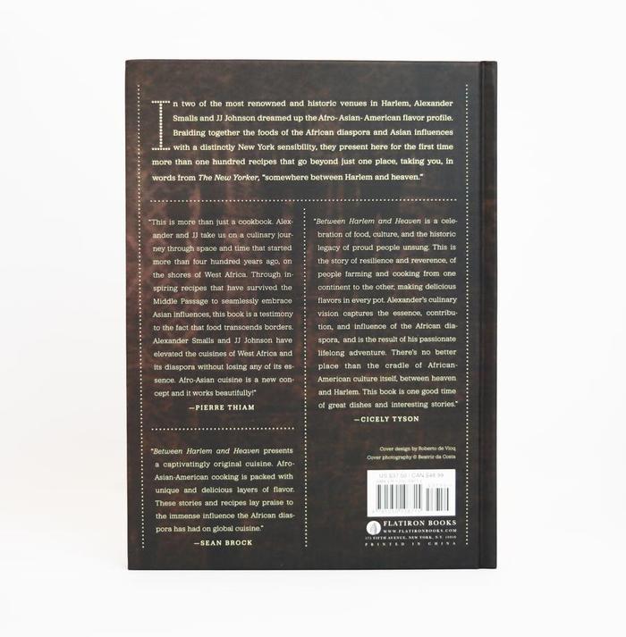Back cover with testimonials set in reversed Jubilat.