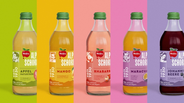 Wolfra Alpenschorle packaging 9