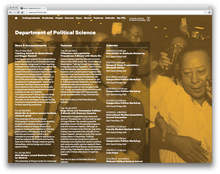 University of Illinois Department of Political Science Website