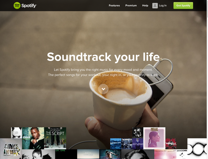 Spotify brand and website 1