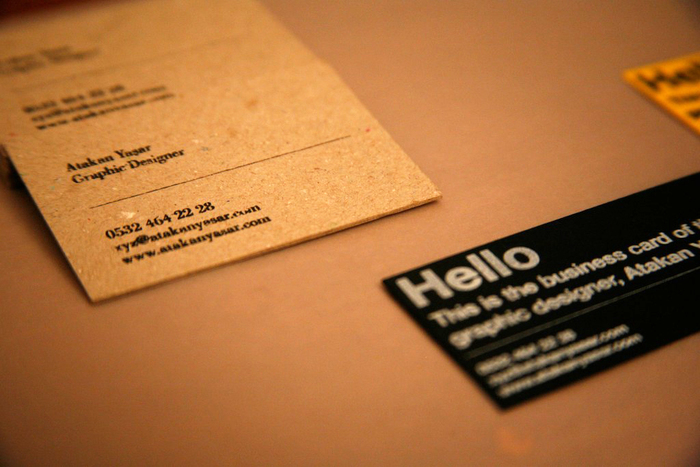 Atakan Yasar Business Cards 1