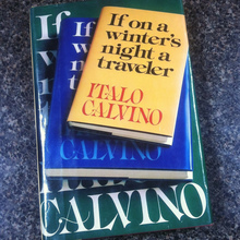 <cite>If On a Winter’s Night a Traveler</cite> by Italo Calvino (1979 edition)