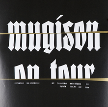 Mugison Mugiboogie tour poster