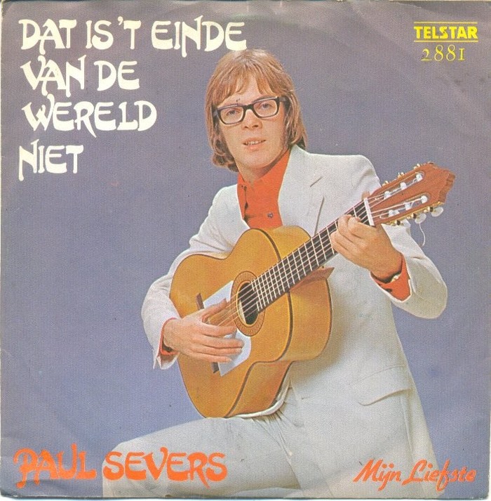 Paul Severs – “Dat is ’t einde van de wereld niet” / “Mijn Liefste” single cover