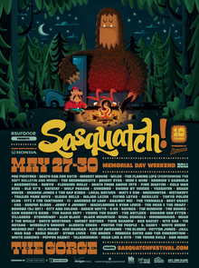 Sasquatch! Music Festival Poster