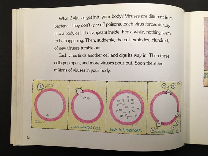 Germs Make Me Sick! by Melvin Berger; 1985, 1995, 2015 editions 4