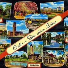 “Berlin – Der schöne Süden” postcard