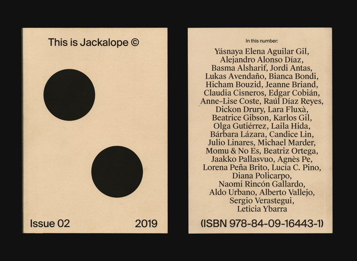 This is Jackalope magazine, Issue 02, 2019 2