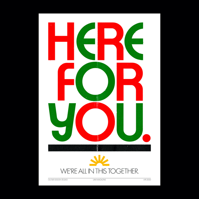 “Here For You” poster 1