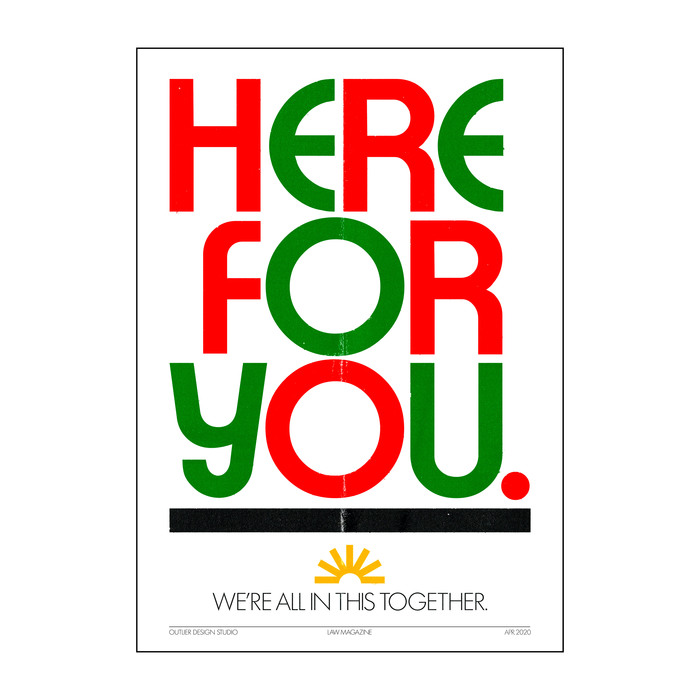 “Here For You” poster 2