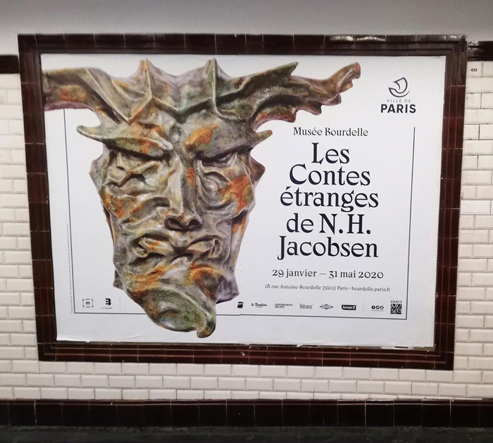 Les Contes Étranges de Niels Hansen Jacobsen at Musée Bourdelle exhibition posters and booklet 4