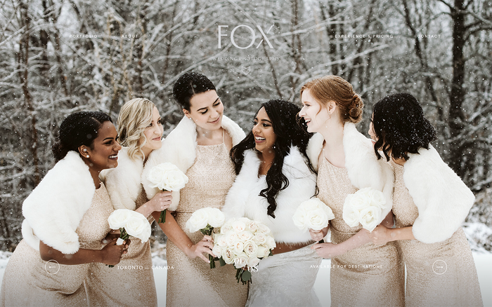 Fox Photography website 1