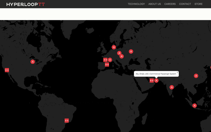Hyperloop TT website 2