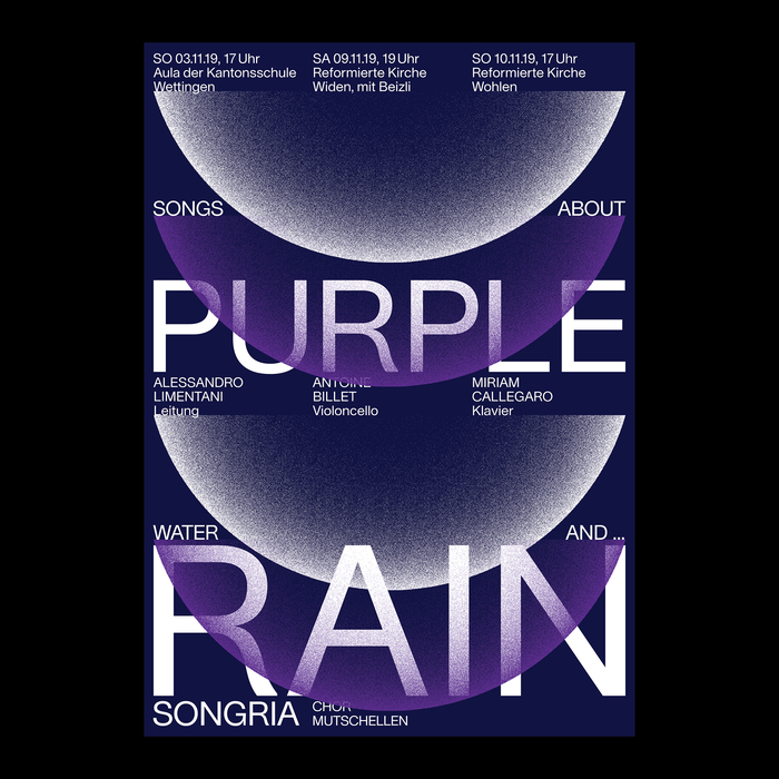 “Purple Rain” concert poster 1