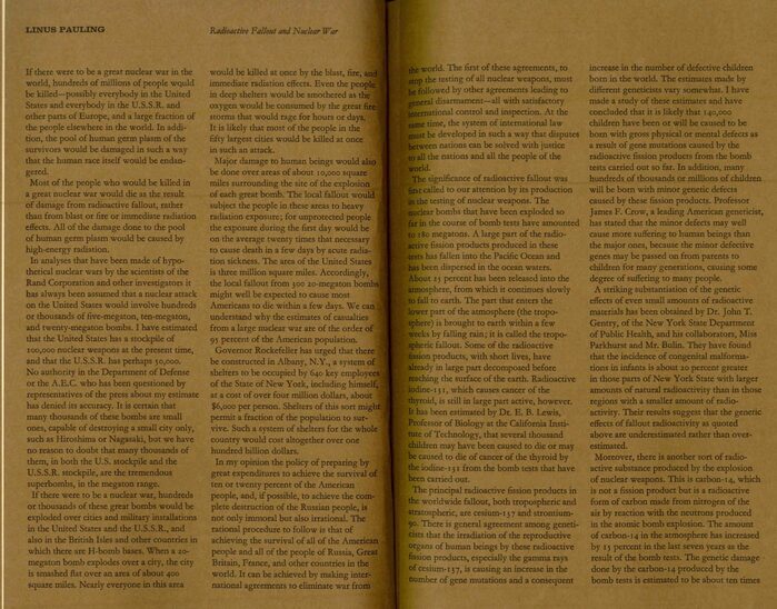 Toward a Sane Nuclear Policy booklet 7