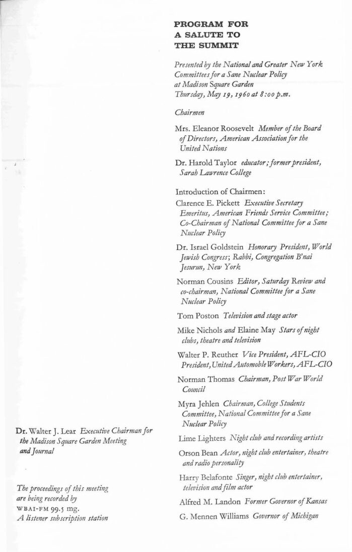 Toward a Sane Nuclear Policy booklet 3