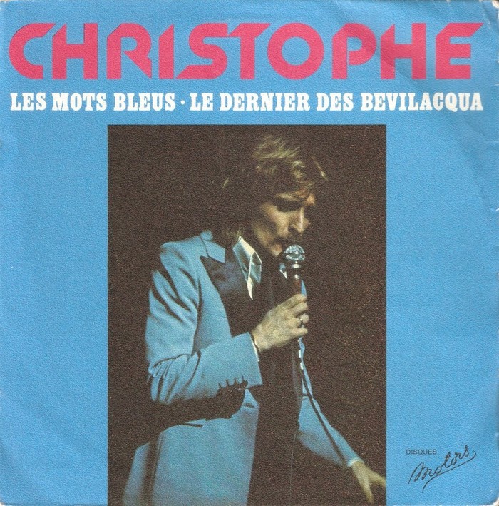 Christophe single sleeves, 1970s - Fonts In Use