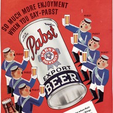 Ads for Pabst Beer