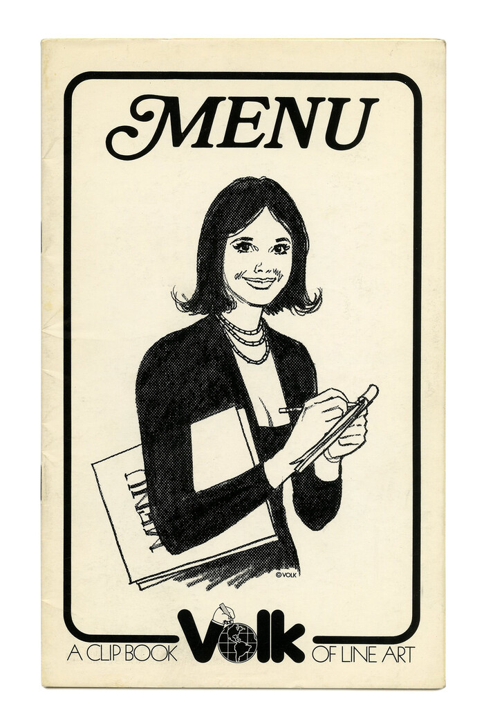 “Menu” (No. 665), ft.  Italic in all caps, with an initial swash M.