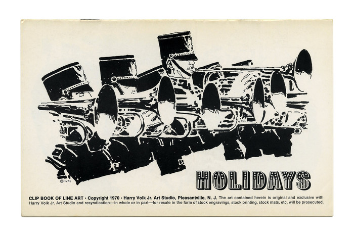 “Holidays” (No. 191) ft.  with stretched letterforms.