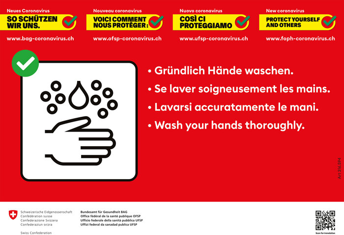 Swiss Confederation Covid-19 information campaign 2