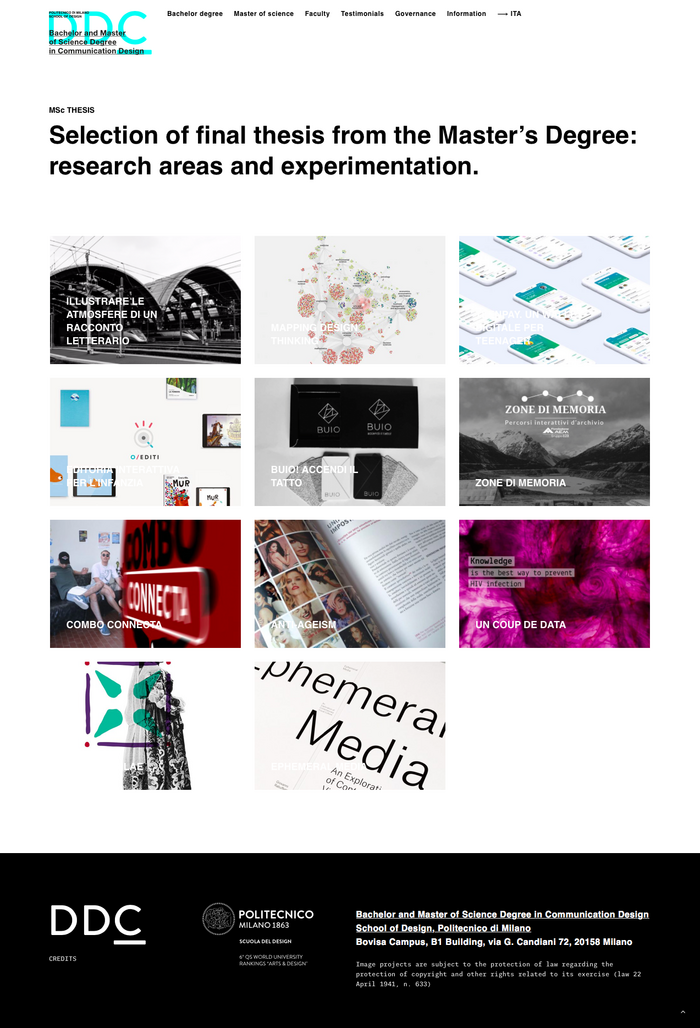 DDC – Design della Comunicazione website 6