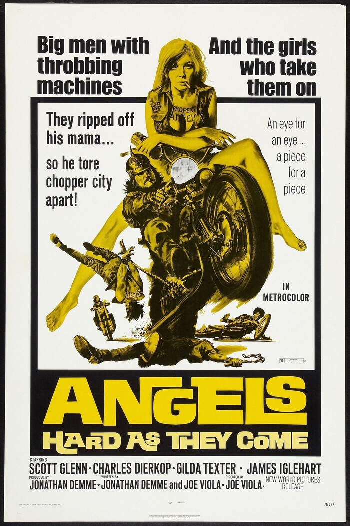 Angels Hard As They Come (1971) movie poster