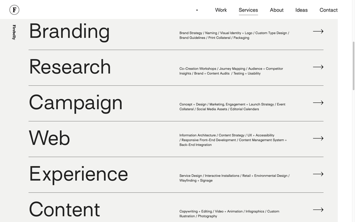 Firebelly portfolio website 5