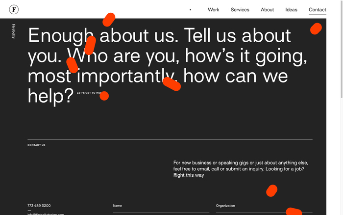 Firebelly portfolio website 6
