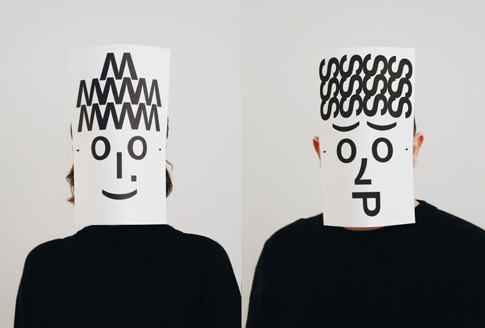 Typographic masks, 2020 3