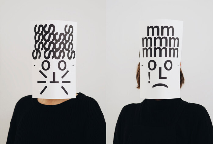 Typographic masks, 2020 4