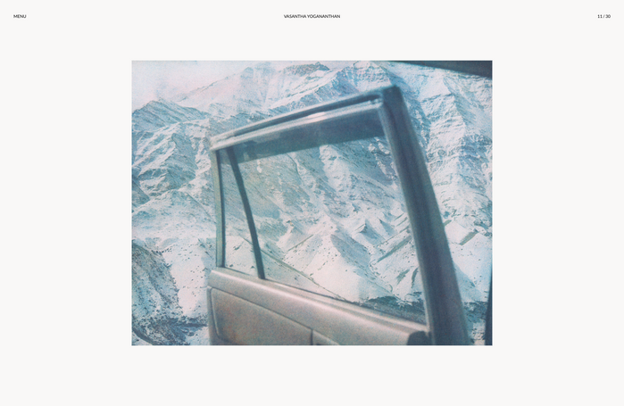 Vasantha Yogananthan portfolio website 2