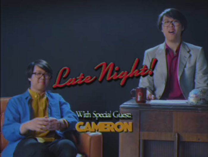 With a whopping three at once, I think this shot is the most fonts on the screen at any point in the video.