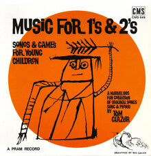 Tom Glazer – <cite>Music For 1’s &amp; 2’s</cite> album art