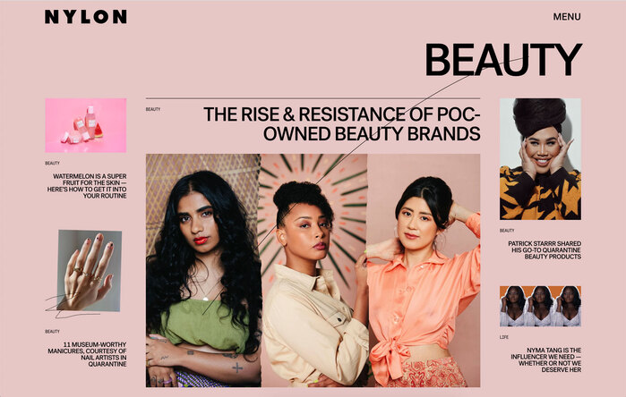 Nylon magazine website 2
