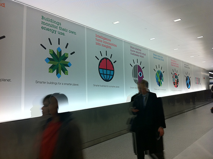 IBM airport ads