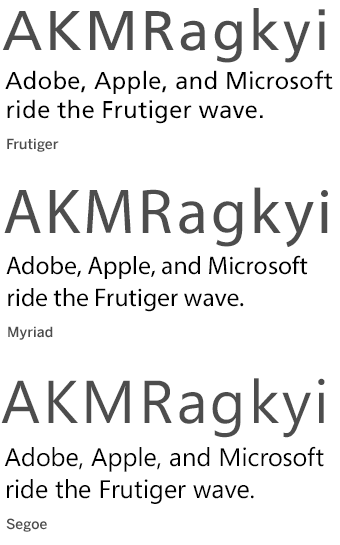 The New Microsoft Logo Fonts In Use