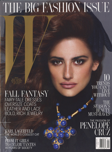 <cite>W</cite> magazine, Sep. 2012, “The Big Fashion Issue”