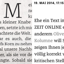 FF Franziska for <cite>Bündner Tagblatt</cite> and <cite>ZEITmagazin Online</cite>
