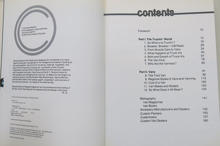 The contents page has a heading in Oxford with a hyper-extended middle line. The text typeface is .