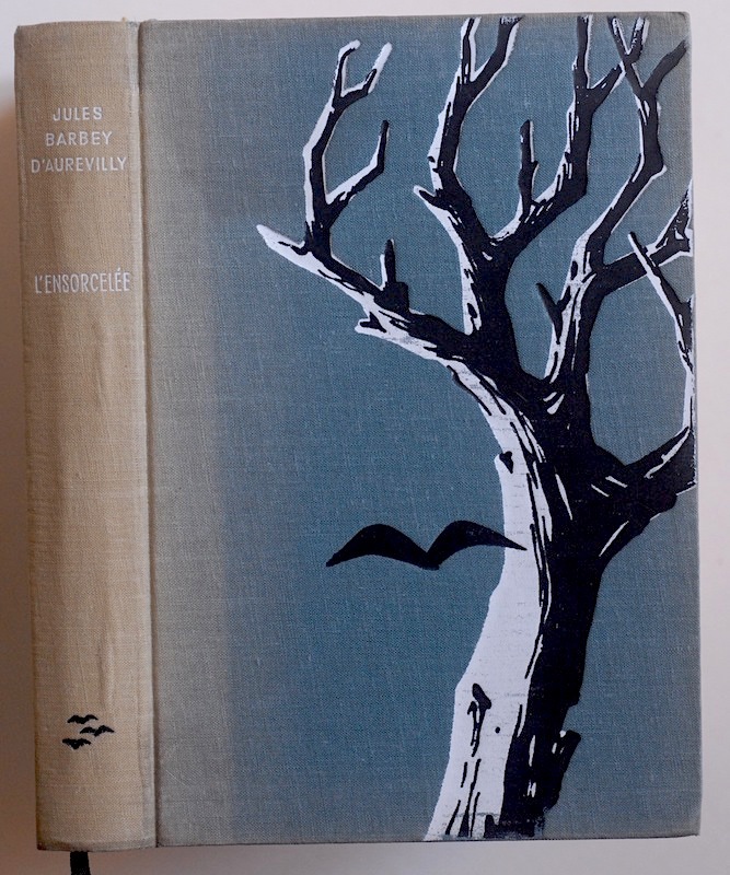 The sans-serif styles on the spine probably are lettering.
