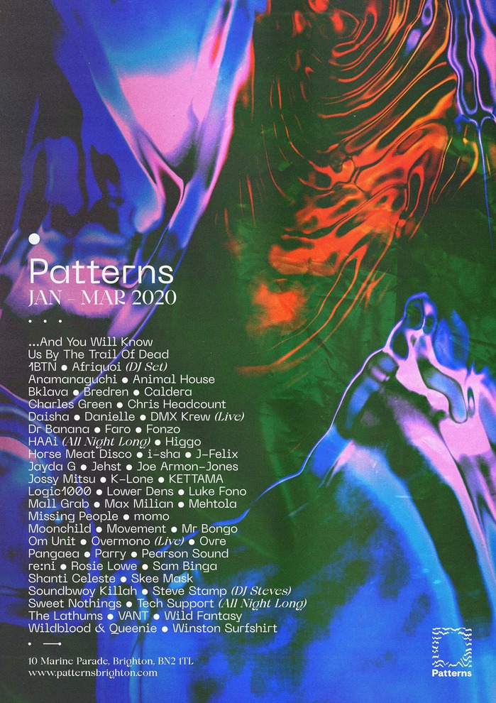 Patterns nightclub posters, Brighton 1