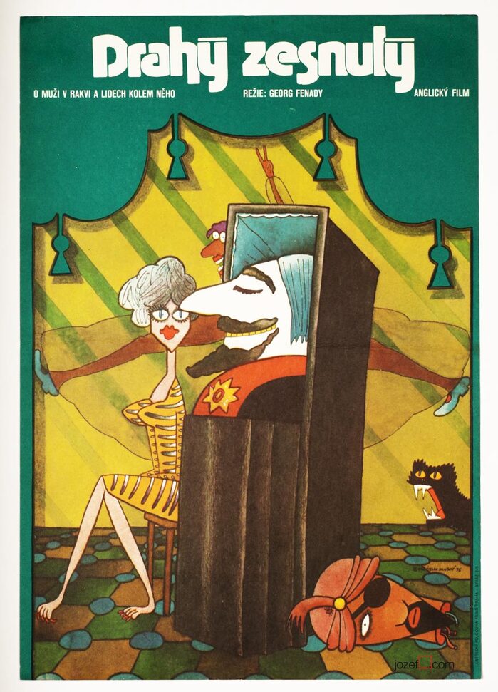 Drahý zesnulý (Arnold, 1973) Czechoslovak movie poster